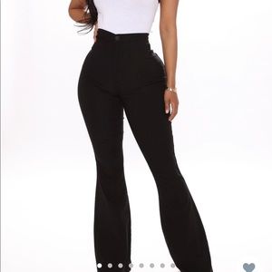 High Waist Flare Pants
